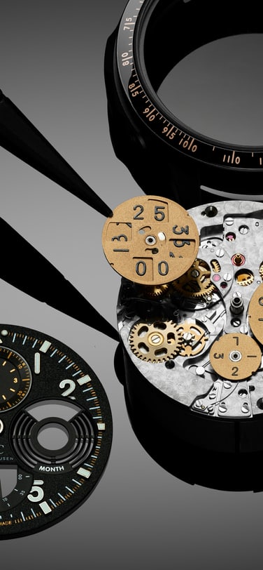 Assembly watch close up image