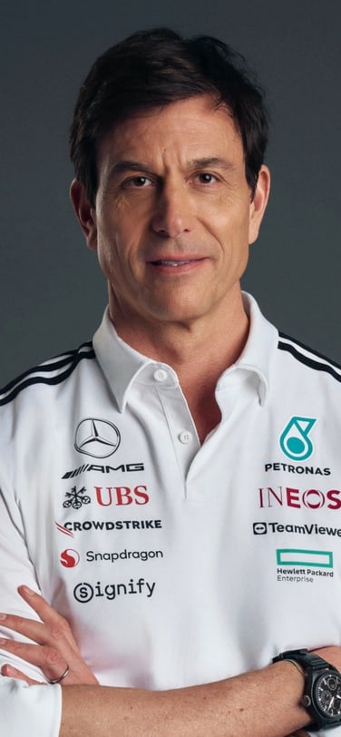 Former racing driver and Mercedes-AMG Petronas Formula One™ Team CEO Toto Wolff