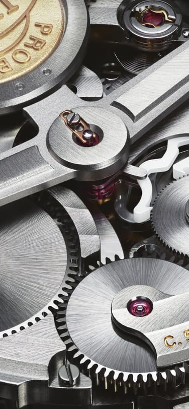 IWC watch mechanism of a self-winding system