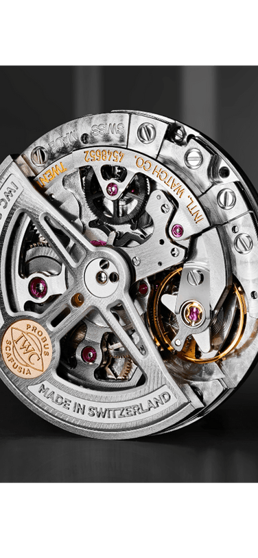 Full shot of Big Pilot’s Watch 43 displaying the IWC-manufactured 82100 calibre