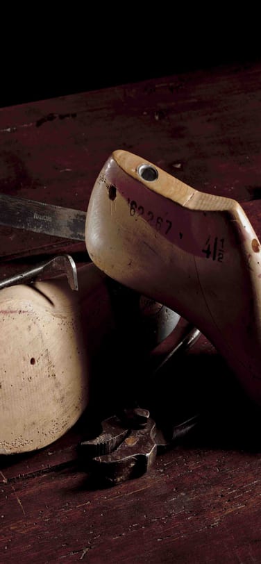 Wooden molds for leather shoe making