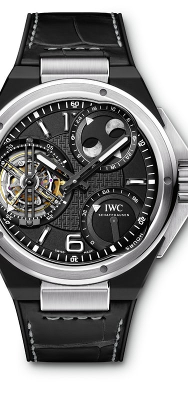 Detail close-up of the Ingenieur Constant Force Tourbillon