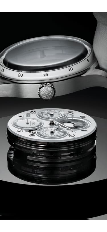 为永恒历腕表(型号:IW505701)装配表壳和玻璃表镜