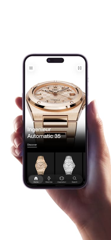 ingeniur watch and iwc app display