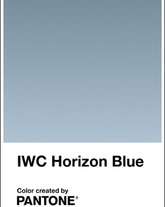 Pantone彩通色卡：“IWC万国表地平线蓝”